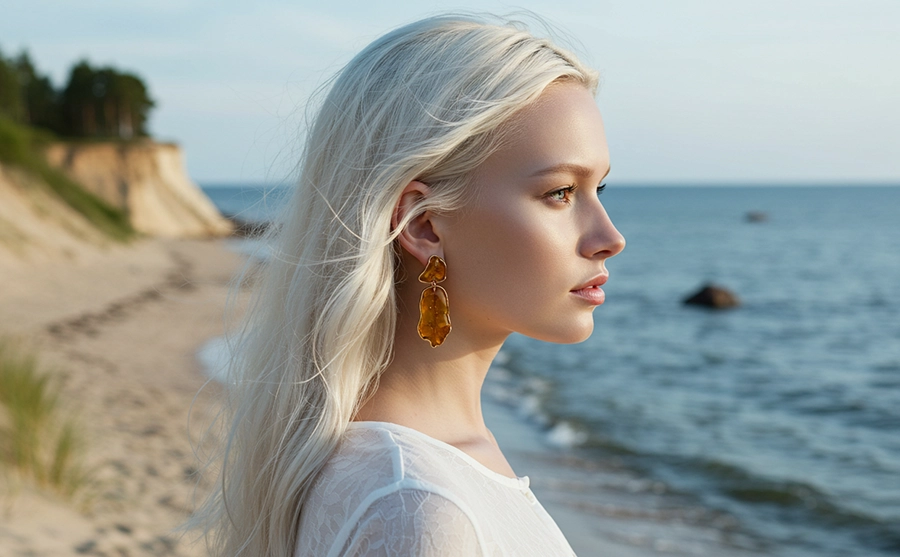 Dzintara auskaru kolekcija Dzintara auskaru kolekcija | Dzintars un sudrabs