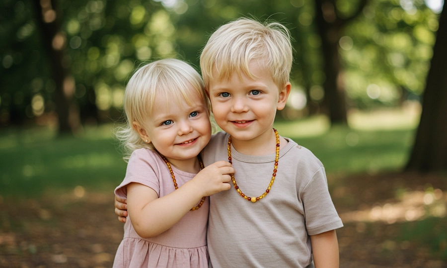 Bērnu krellītes no Baltijas dzintara Bērnu krellītes no Baltijas dzintara | Dzintara rotas bērniem